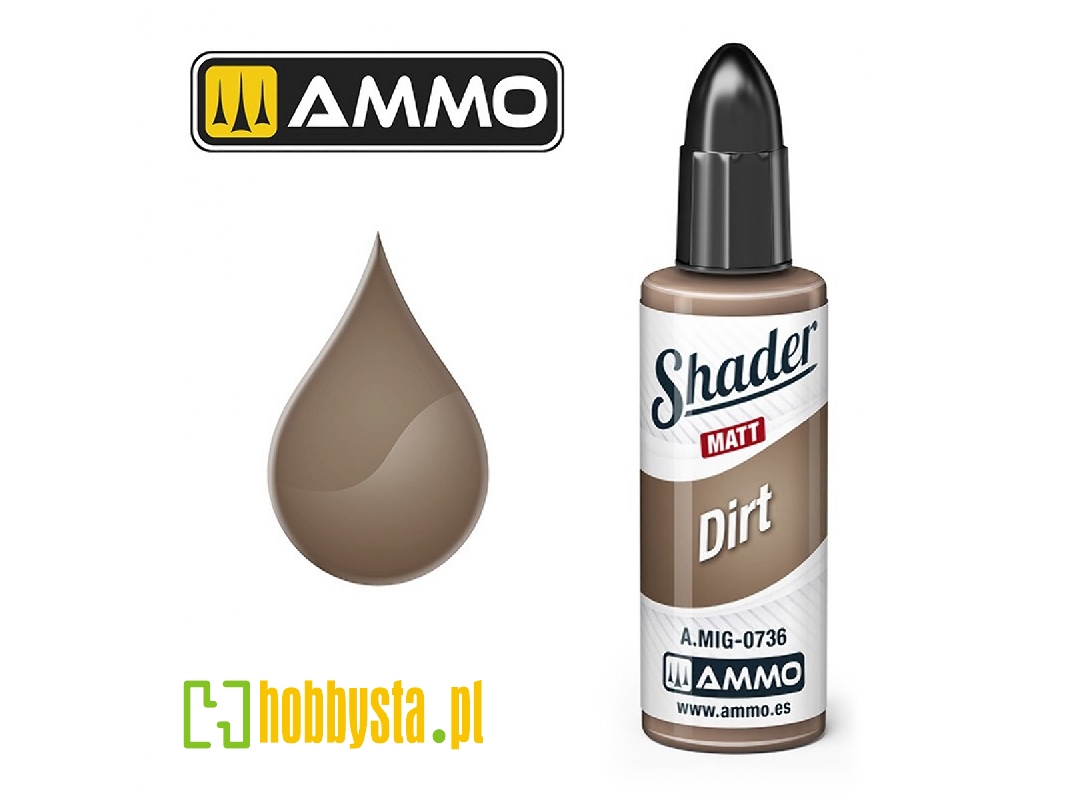 A.Mig 0736 Dirt Shader Matt - zdjęcie 1 A.Mig 0736 Dirt Shader Matt - zdjęcie 1
