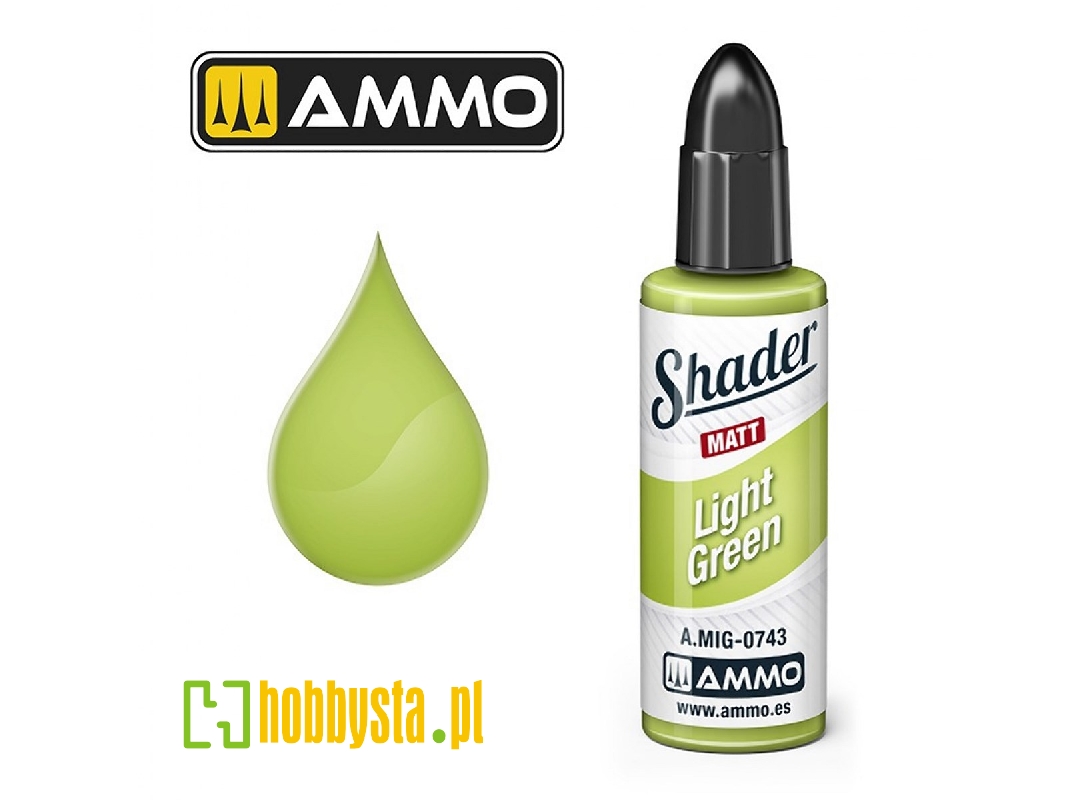 A.Mig 0743 Light Green Shader Matt - zdjęcie 1 A.Mig 0743 Light Green Shader Matt - zdjęcie 1
