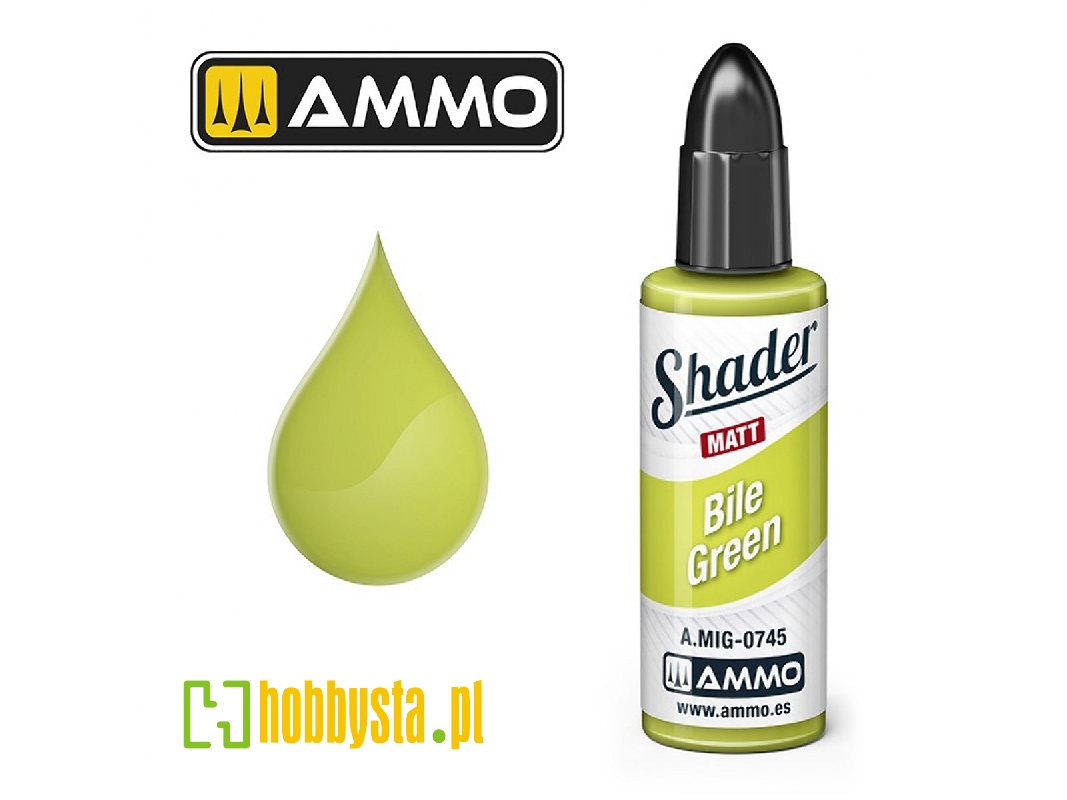 A.Mig 0745 Bile Green Shader Matt - zdjęcie 1 A.Mig 0745 Bile Green Shader Matt - zdjęcie 1