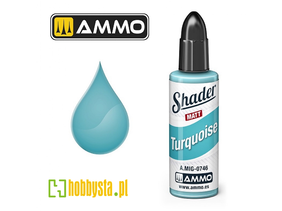 A.Mig 0746 Turquoise Shader Matt - zdjęcie 1 A.Mig 0746 Turquoise Shader Matt - zdjęcie 1