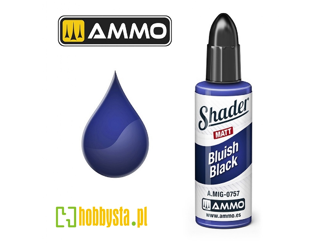 A.Mig 0757 Bluish Black Shader Matt - zdjęcie 1 A.Mig 0757 Bluish Black Shader Matt - zdjęcie 1