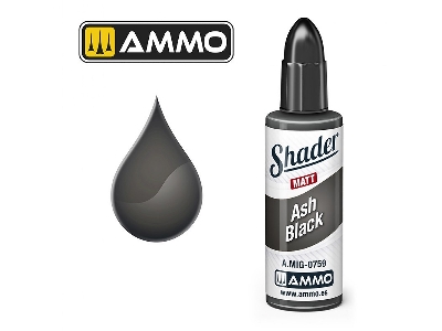 A.Mig 0759 Ash Black Shader Matt - zdjęcie 1