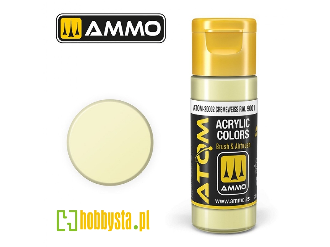 Atom-20002 Atom Color Cremeweiss Ral 9001 - zdjęcie 1 Atom-20002 Atom Color Cremeweiss Ral 9001 - zdjęcie 1