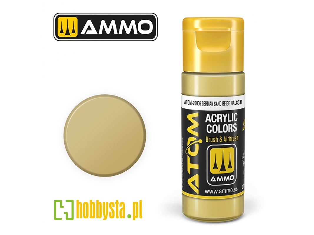 Atom-20006 Atom Color German Sand Beige Ral 8031 - zdjęcie 1 Atom-20006 Atom Color German Sand Beige Ral 8031 - zdjęcie 1