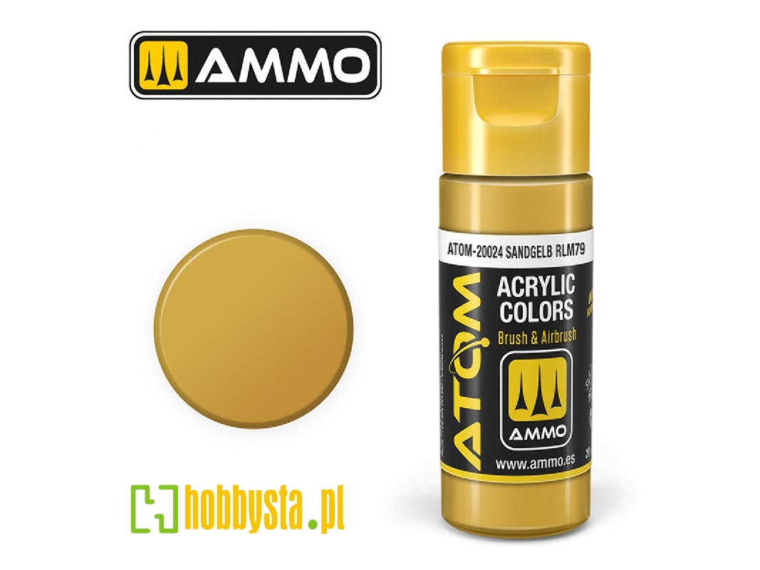 Atom-20024 Atom Color Sandgelb Rlm79 - zdjęcie 1 Atom-20024 Atom Color Sandgelb Rlm79 - zdjęcie 1