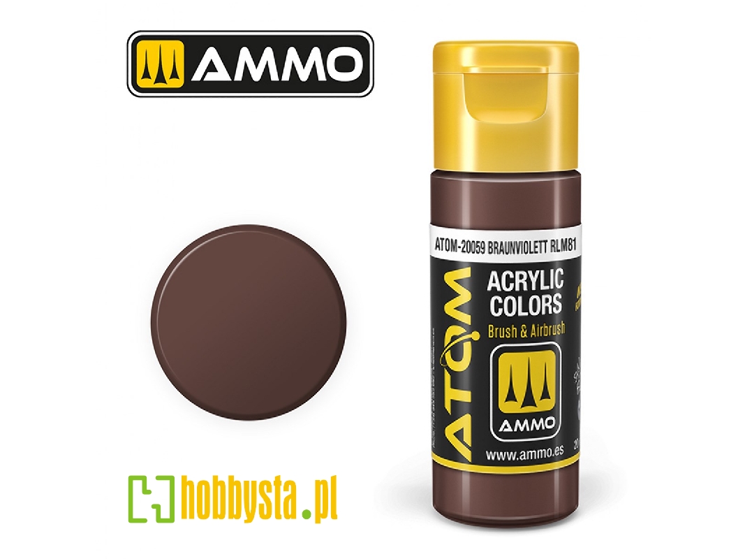 Atom-20059 Atom Color Braunviolett Rlm81 - zdjęcie 1 Atom-20059 Atom Color Braunviolett Rlm81 - zdjęcie 1