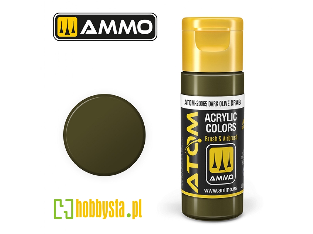 Atom-20065 Atom Color Darl Olive Drab - zdjęcie 1 Atom-20065 Atom Color Darl Olive Drab - zdjęcie 1