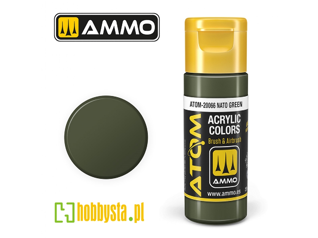 Atom-20066 Atom Color Nato Green - zdjęcie 1 Atom-20066 Atom Color Nato Green - zdjęcie 1
