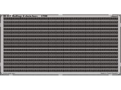  Railings 2 chain bars 1/700 - blaszki - zdjęcie 1