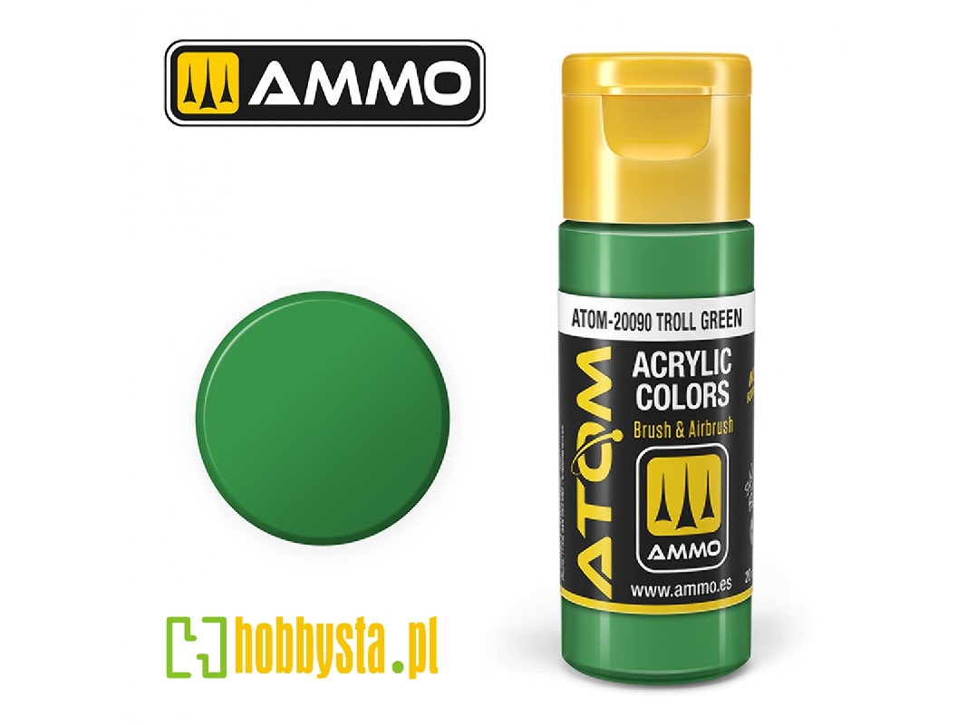 Atom-20090 Atom Color Troll Green - zdjęcie 1 Atom-20090 Atom Color Troll Green - zdjęcie 1