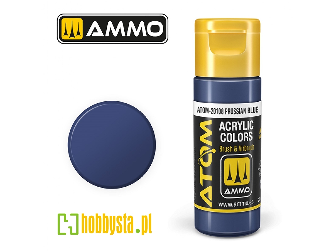 Atom-20108 Atom Color Prussian Blue - zdjęcie 1 Atom-20108 Atom Color Prussian Blue - zdjęcie 1