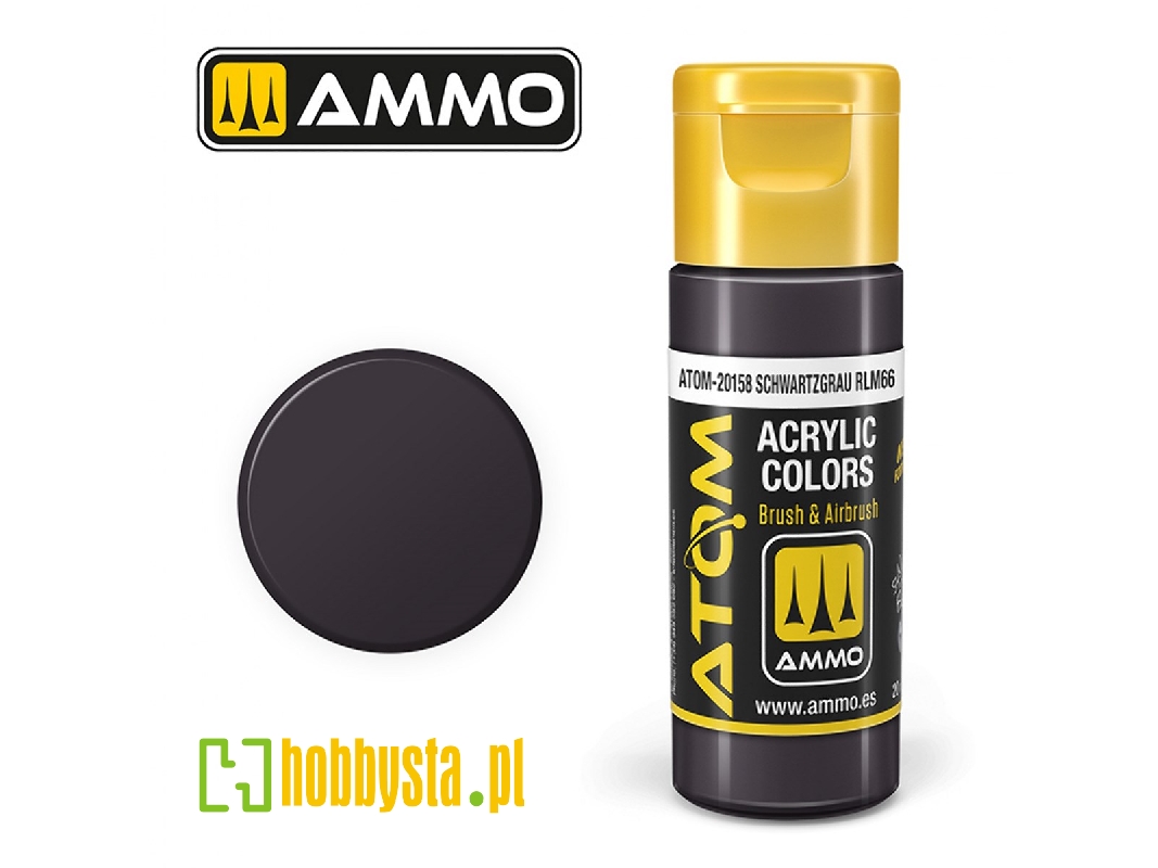 Atom-20158 Atom Color Schwartzgrau Rlm66 - zdjęcie 1 Atom-20158 Atom Color Schwartzgrau Rlm66 - zdjęcie 1