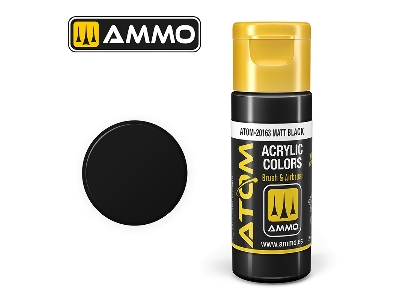 Atom-20163 Atom Color Matt Black - zdjęcie 1