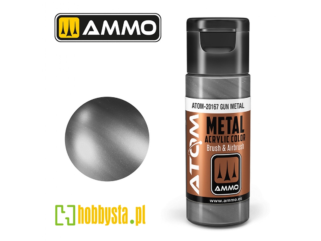 Atom-20167 Atom Metallic Gun Metal - zdjęcie 1 Atom-20167 Atom Metallic Gun Metal - zdjęcie 1