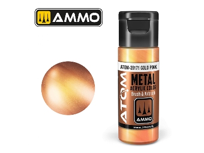 Atom-20171 Atom Metallic Gold Pink - zdjęcie 1