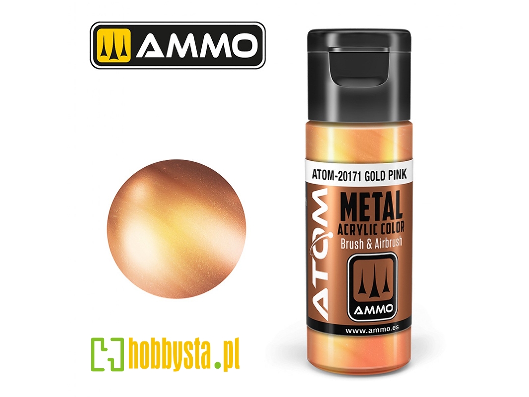 Atom-20171 Atom Metallic Gold Pink - zdjęcie 1 Atom-20171 Atom Metallic Gold Pink - zdjęcie 1
