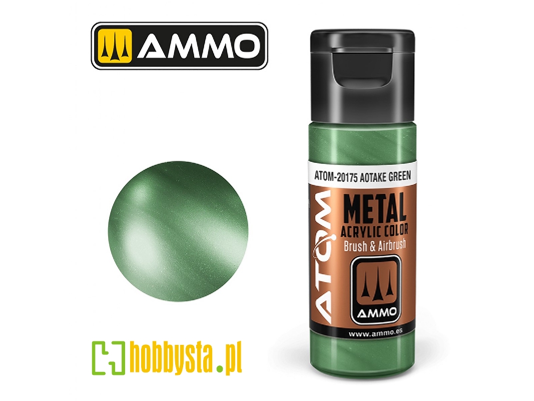 Atom-20175 Atom Metallic Aotake Green - zdjęcie 1 Atom-20175 Atom Metallic Aotake Green - zdjęcie 1
