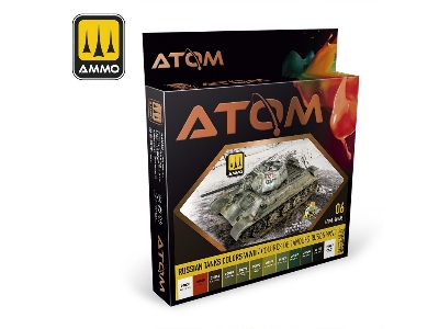 20705 Atom Russian Tanks Colors Wwii Set - zdjęcie 1