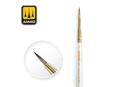 Ammo Mig Collection Brushes Conical O1 - zdjęcie 1