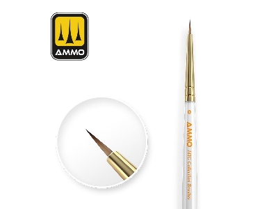 Ammo Mig Collection Brushes Conical O0 - zdjęcie 1