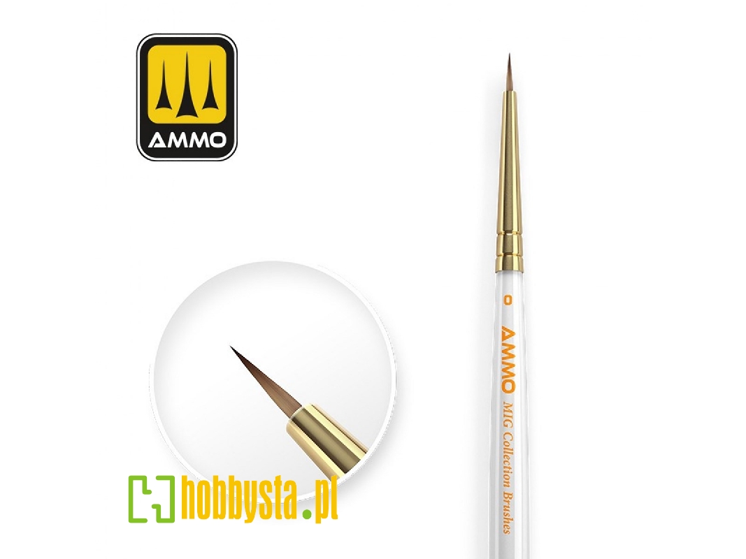 Ammo Mig Collection Brushes Conical O0 - zdjęcie 1 Ammo Mig Collection Brushes Conical O0 - zdjęcie 1