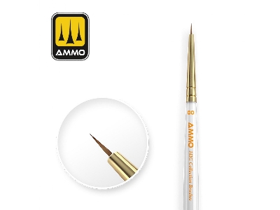 Ammo Mig Collection Brushes Conical O00 - zdjęcie 1