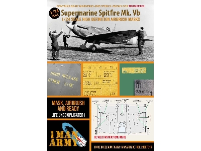 Supermarine Spitfire Mk. Vb (For Trumpeter) - zdjęcie 1