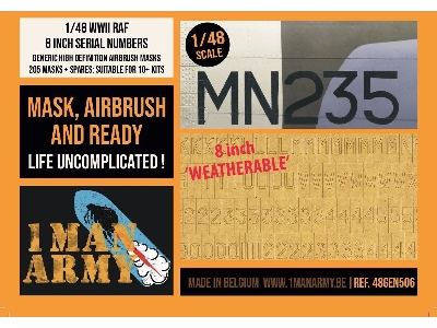 Raf Serial Numbers Generic Set - zdjęcie 1
