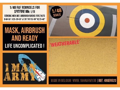 Supermarine Spitfire Mk.I/Mk.Ii - Roundels Generic Set - zdjęcie 1