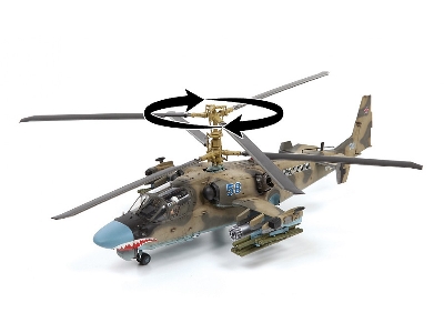 KA-52 „Aligator” - rosyjski śmigłowiec bojowy - zdjęcie 3