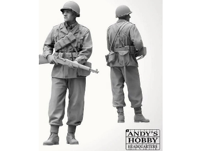 U.S. Late Wwii Infantry Soldier M1943 Uniform - zdjęcie 2
