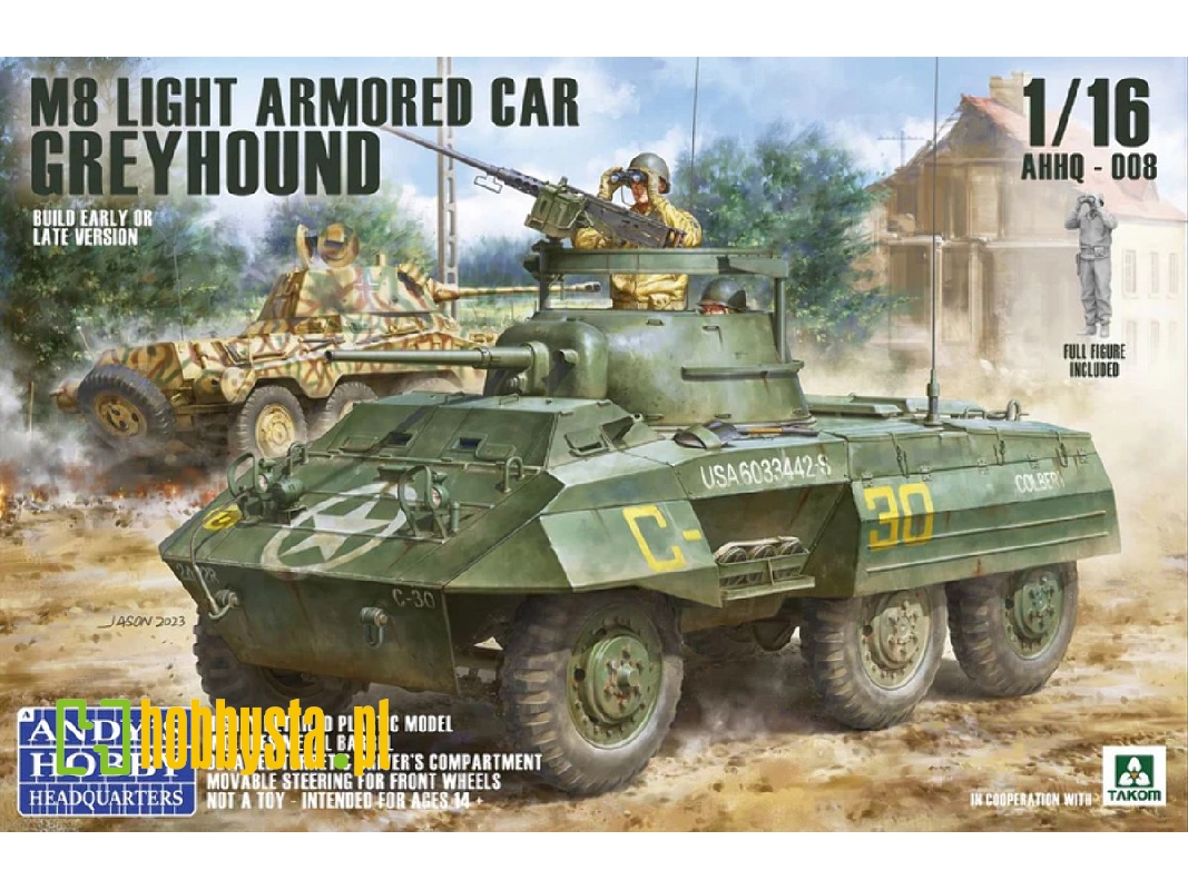 M8 Light Armored Car Greyhound - Early Or Late Version - zdjęcie 1 M8 Light Armored Car Greyhound - Early Or Late Version - zdjęcie 1