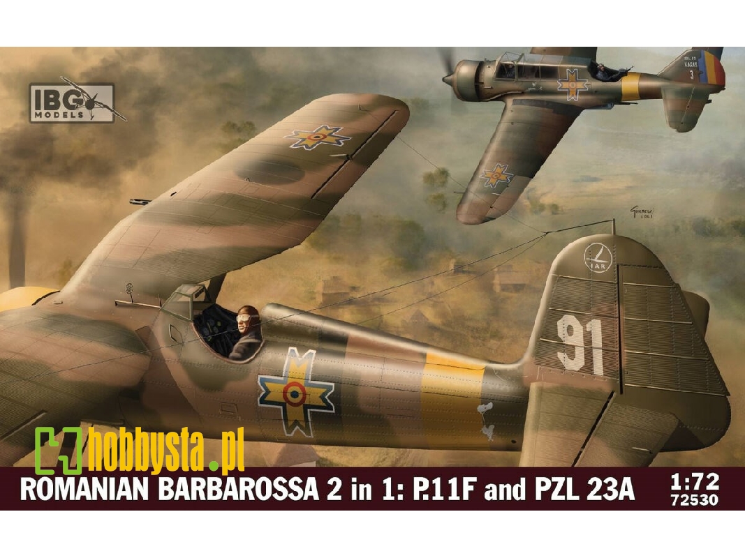Romanian Barbarossa 2 In 1 - P.11f And Pzl 23a - zdjęcie 1 Romanian Barbarossa 2 In 1 - P.11f And Pzl 23a - zdjęcie 1