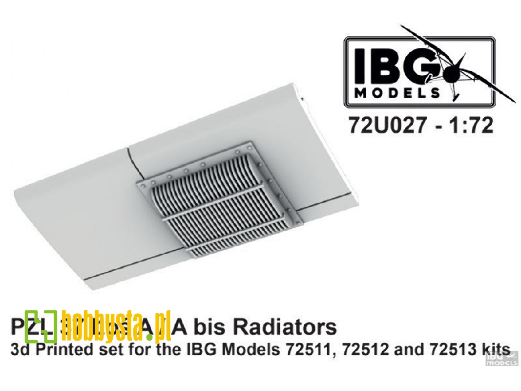 Pzl 37 łoś A / A Bis Radiators - 3d Printed Set For Ibg 72511, 72512 And 72513 Kits - zdjęcie 1 Pzl 37 łoś A / A Bis Radiators - 3d Printed Set For Ibg 72511, 72512 And 72513 Kits - zdjęcie 1
