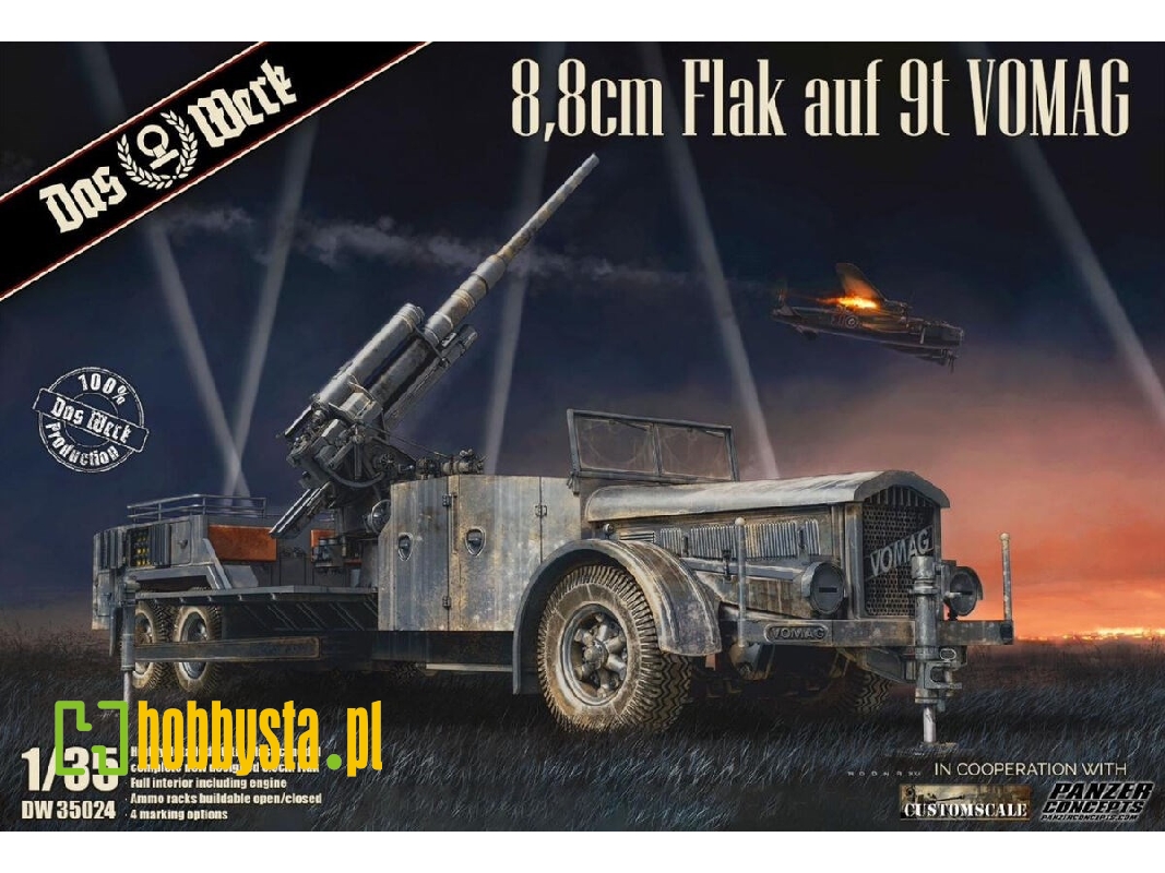 8.8cm Flak Mounted On 9t Vomag Truck - zdjęcie 1 8.8cm Flak Mounted On 9t Vomag Truck - zdjęcie 1