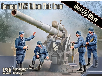 German Ww2 8,8cm Flak Crew - zdjęcie 1