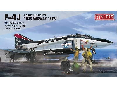 U.S. Navy Jet Fighter F-4j "uss Midway 1978" - zdjęcie 1