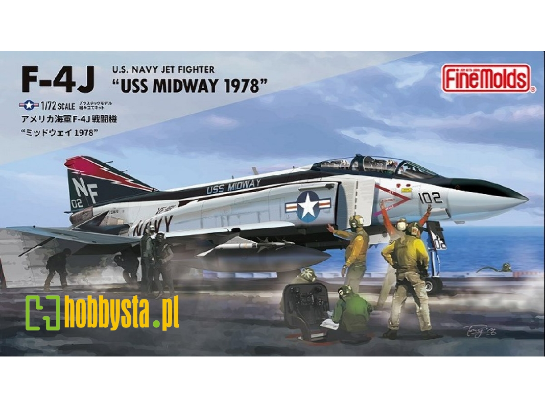 U.S. Navy Jet Fighter F-4j "uss Midway 1978" - zdjęcie 1 U.S. Navy Jet Fighter F-4j "uss Midway 1978" - zdjęcie 1