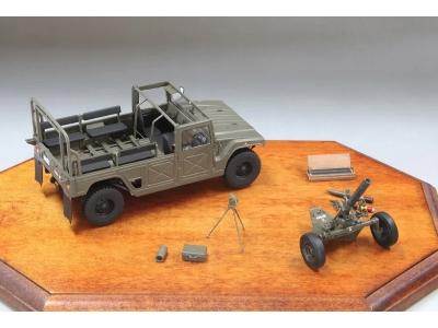 Jgsdf 120mm Mortar Rt W/ Heavy Mortar Towing Truck - zdjęcie 3