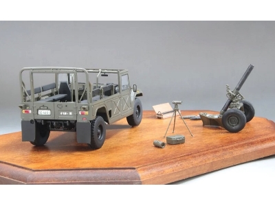 Jgsdf 120mm Mortar Rt W/ Heavy Mortar Towing Truck - zdjęcie 6