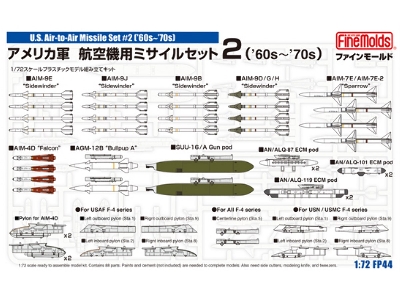 U.S. Air-to-air Missile Set #2 ('60s-'70s) - zdjęcie 1