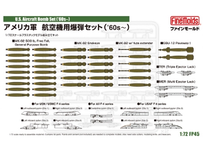 Us Aircraft Bomb Set ('60s -) - zdjęcie 1