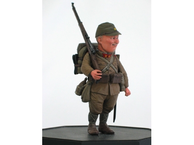 W.W.Ii Ija Infantry Man & Type38 Rifle - zdjęcie 3