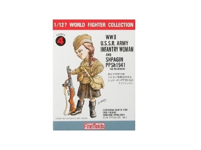 W.W.Ii U.S.S.R. Infantry Woman & Ppsh1941 - zdjęcie 1