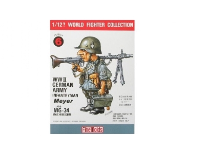 W.W.Ii German Infantry Man & Mg34 - zdjęcie 1