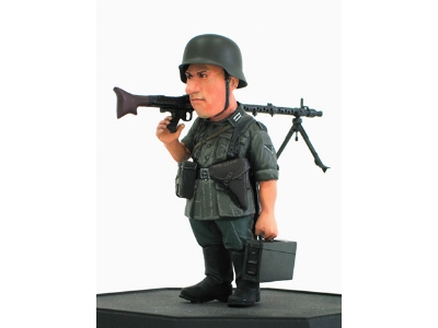 W.W.Ii German Infantry Man & Mg34 - zdjęcie 3
