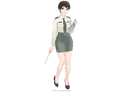 Historic Costume Girl Jgsdf Hmv With Figure Hinata - zdjęcie 2