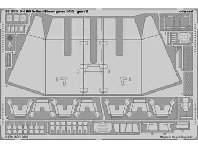  S-100 Schnellboot guns 1/35 - Italeri - blaszki - zdjęcie 1