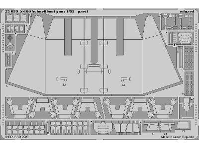  S-100 Schnellboot guns 1/35 - Italeri - blaszki - zdjęcie 2