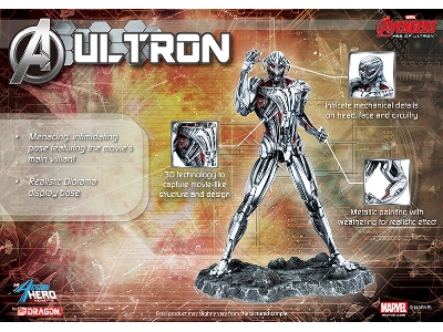 Avengers: Age Of Ultron - Ultron Multi-pose Action Hero With Vignette - zdjęcie 2